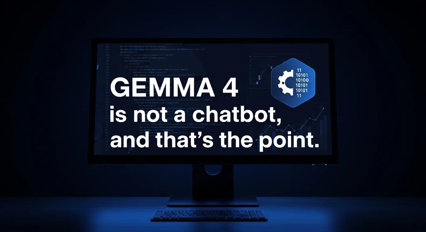 Gemma 4 no es un chatbot, y ese es el punto