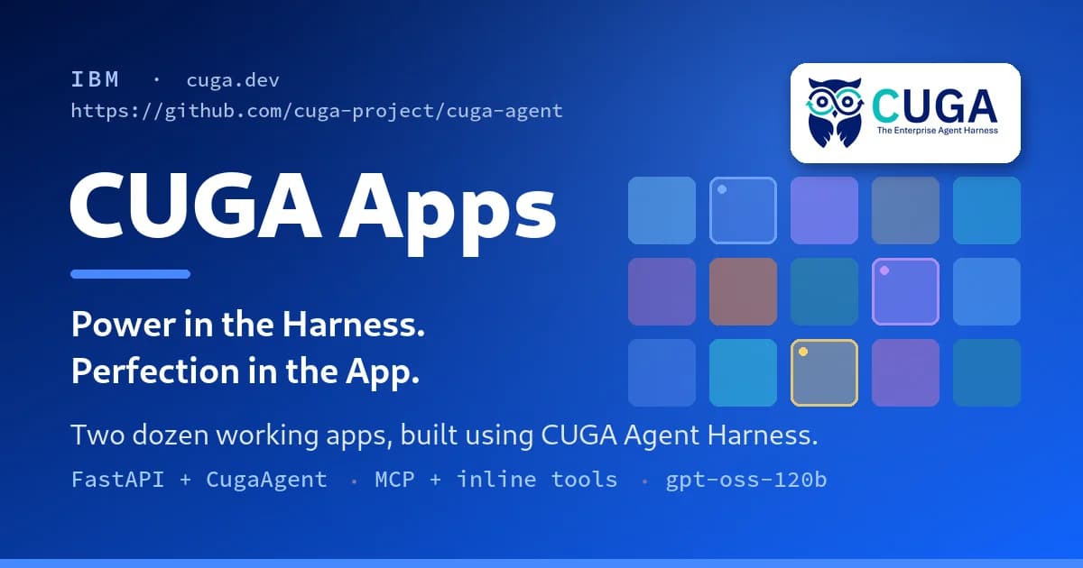 El arnés de agente CUGA de código abierto de IBM se salta la fontanería y va directo al prompt
