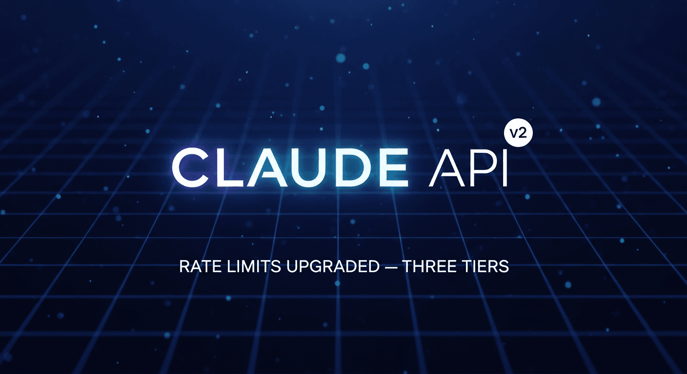 Anthropic Boosts Claude API Rate Limits, Streamlines Tiers to Three