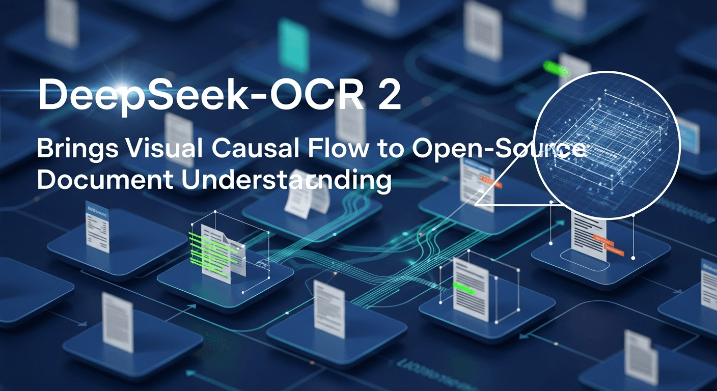 DeepSeek-OCR 2 Brings Visual Causal Flow to Open-Source Document Understanding