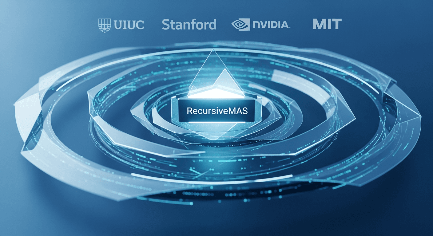 RecursiveMAS: Scaling Multi-Agent Collaboration Through Latent-Space Recursion