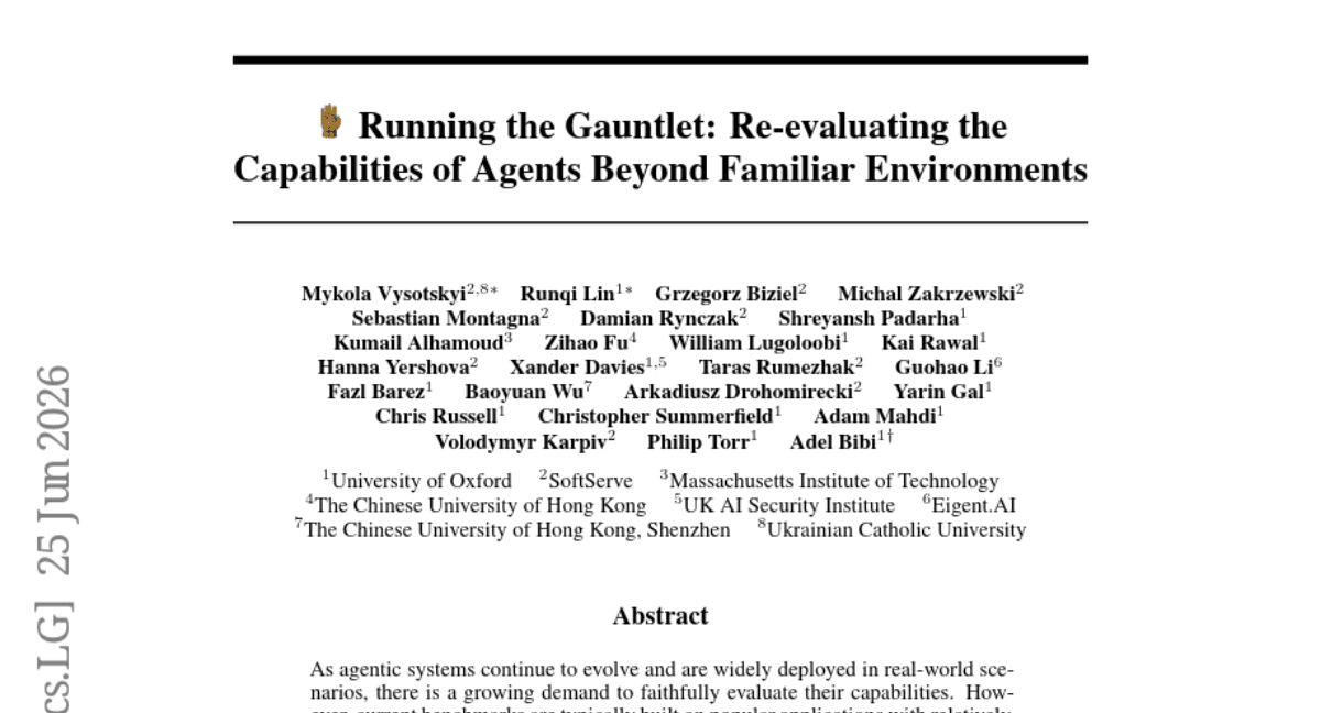 Oxford's GauntletBench puts AI agents through 100 real tasks. They failed 81% of them.