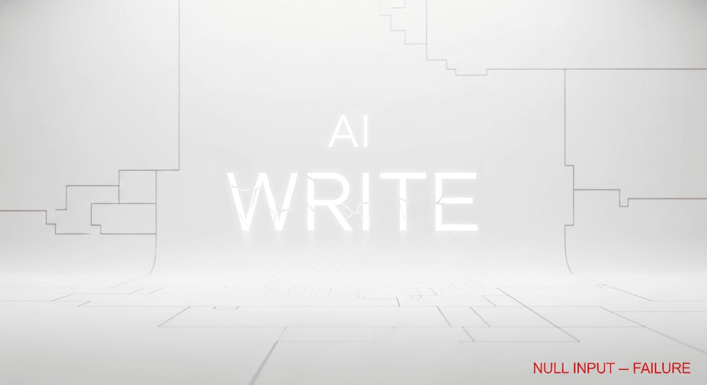 How AI writing tools fail when the source says nothing