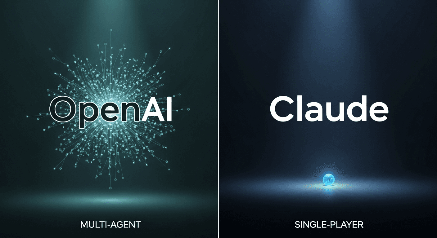 OpenAI just made its agent bet explicit, and Claude is stuck in single-player mode