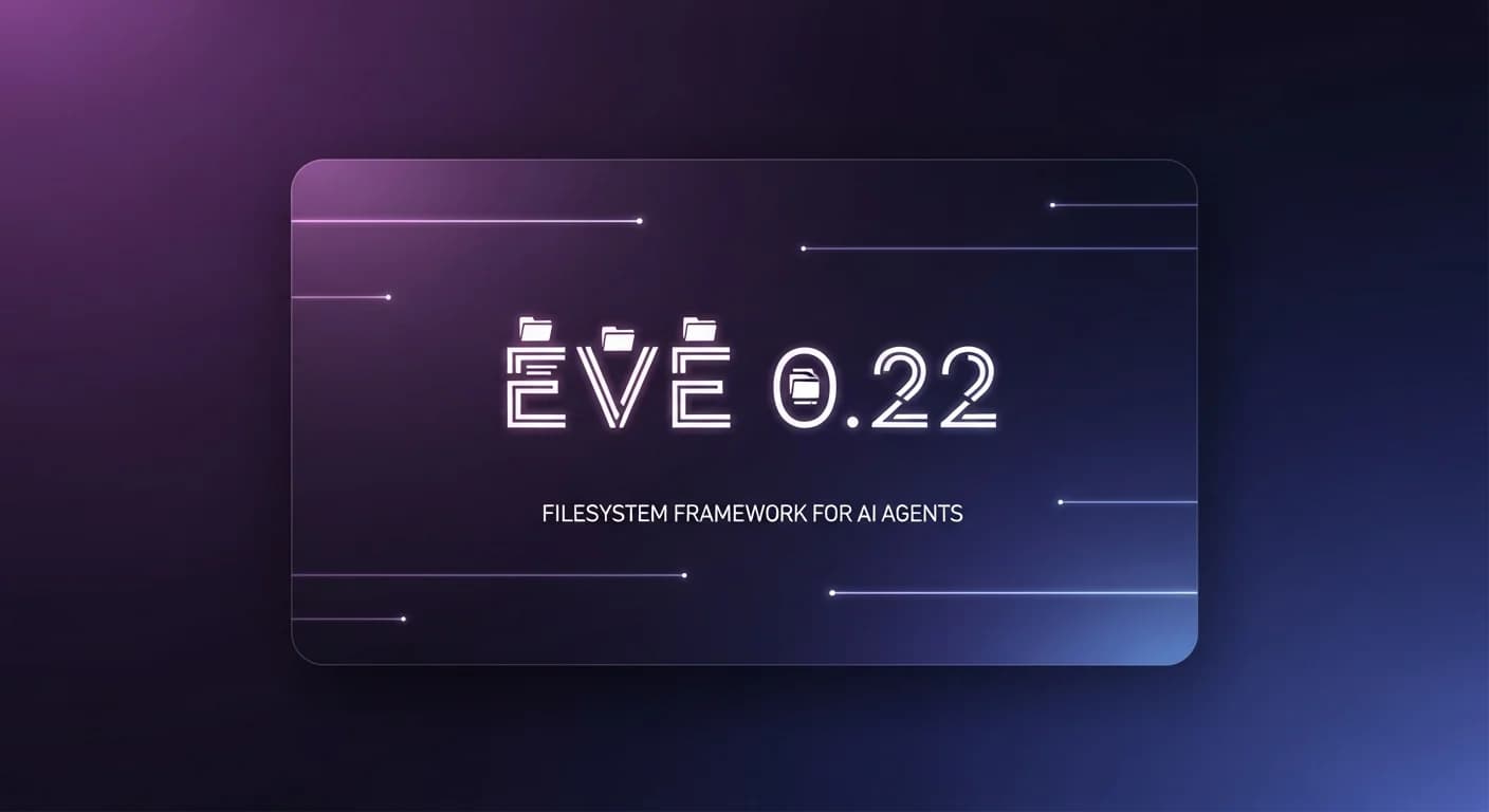 Vercel Releases Eve 0.22, a Filesystem-Based Framework for Building AI Agents
