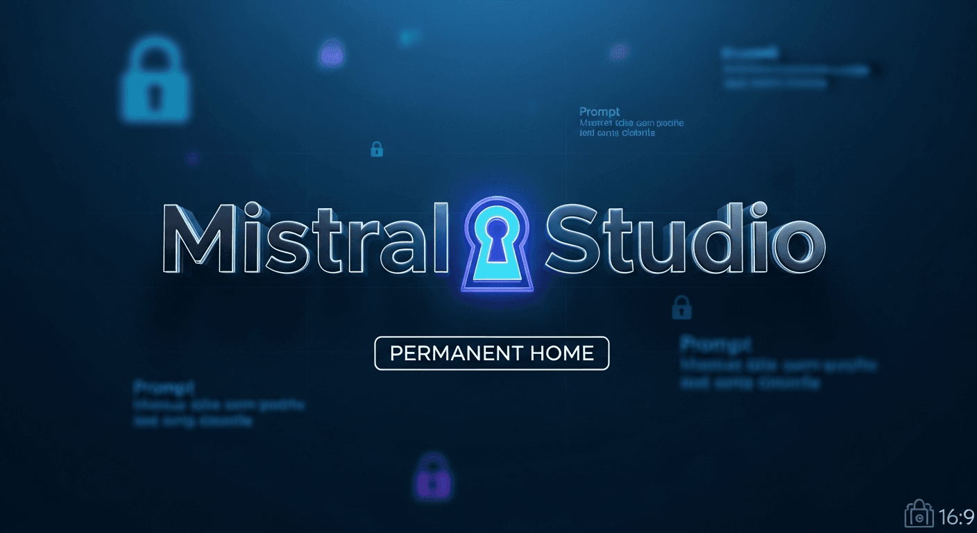 Mistral Studio just gave your AI prompts a permanent home with locks and keys