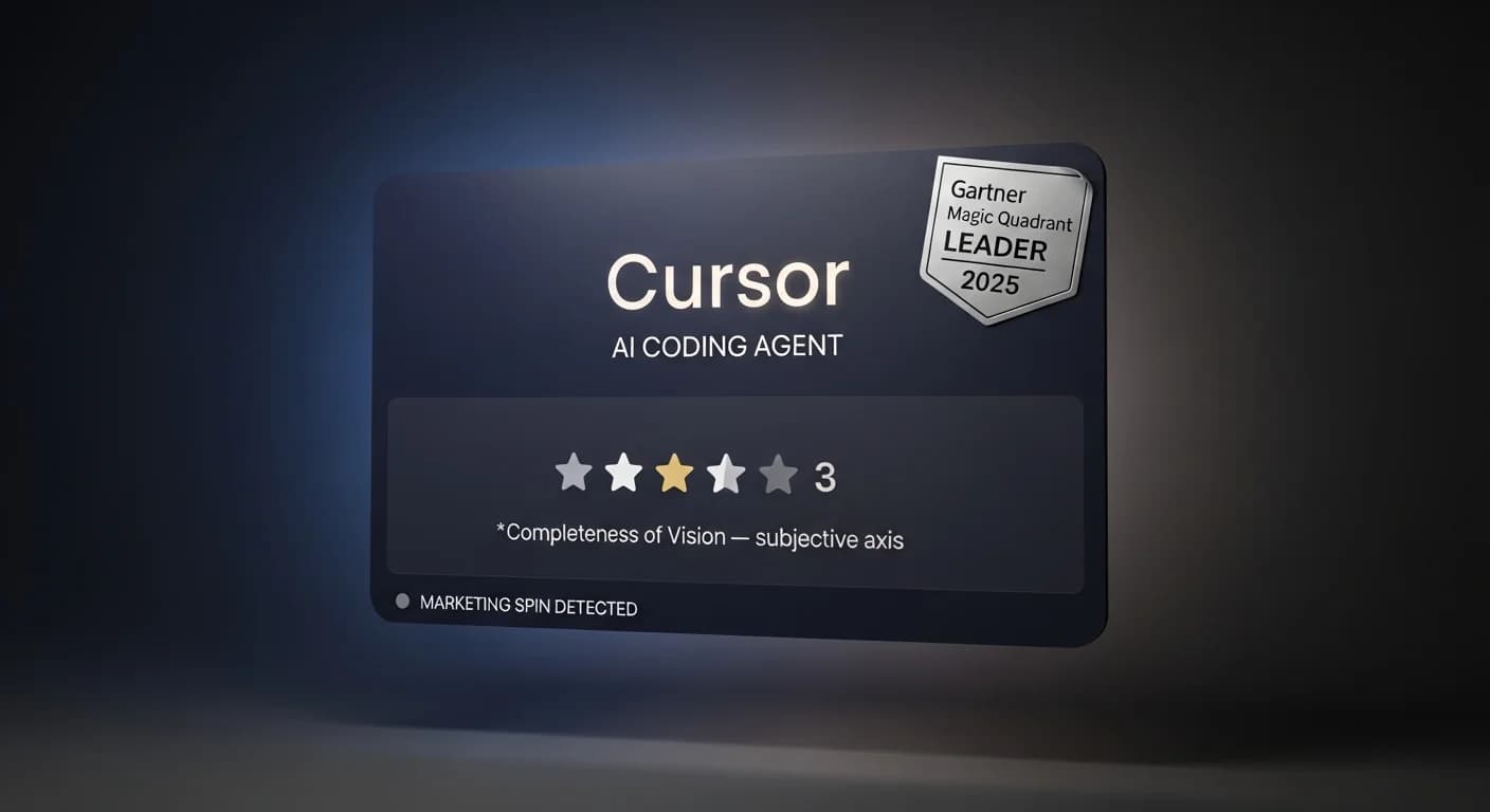 A Gartner Badge Isn't a Product Review, and Cursor Knows It
