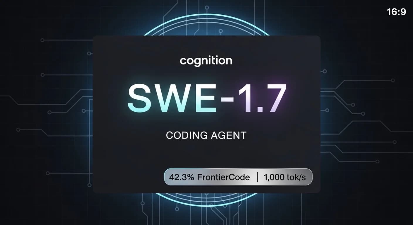 Cognition新编程代理以极低成本接近前沿模型表现