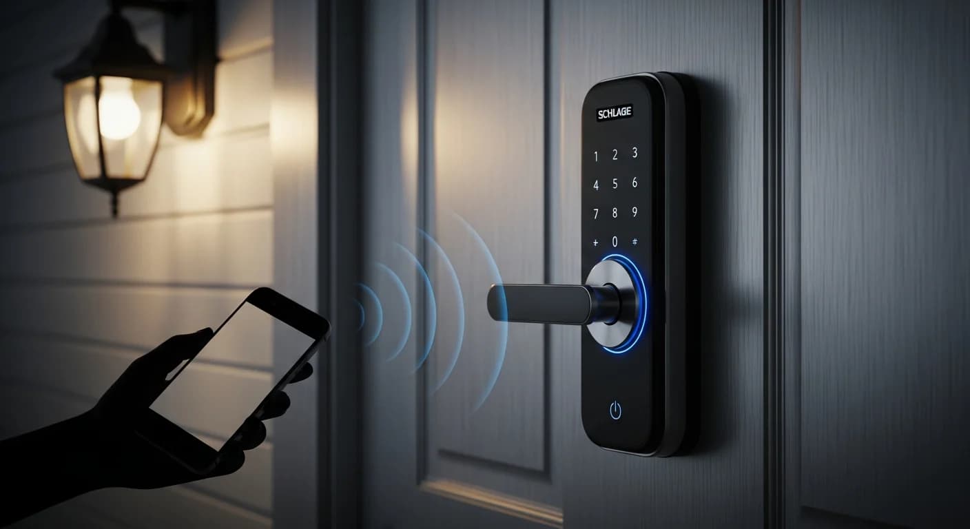 قفل Schlage Sense Pro أغلق بابي قبل أن أتمكن من فتحه، ثم أصلحته